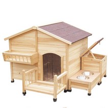PET HOUSE 원목 개집 대형견 중형견 야외 하우스 실외 대형견집 야외용
