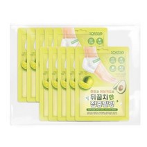 소프리스 발 뒤꿈치만 집중필링 마스크, 1개입 × 10개