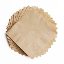 냅킨공장 칵테일냅킨 업소용냅킨 갈색지 2200매입 1개, 갈색2200매, 2200