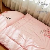 *아가방* #디즈니 정품 콜라보 #러블리 끝판왕 피그렛 낮잠이불 #네임텍이 있어요~ #지퍼로 간편하게~ #가방끈 가지고 다니기 편해요~, PINK