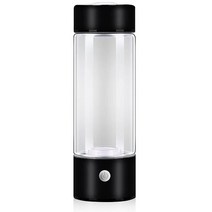수소 발생기 물병 420ML 티타늄 품질 필터 USB 로나이저 메이커 휴대용 항산화제 ORP 수소가 풍부한 물컵, [01] 220V, 01 Black