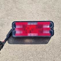 화물차표시등 커넥터형 탑차 윙바디 24V led 후면표시등 옆면표시등 차폭등 측면등 사이드등 끝단등 미등 배광인증, 표시등커넥터형적색