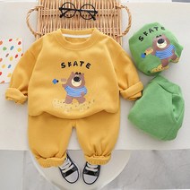몽실이 스케이트베어 맨투맨 상하복세트