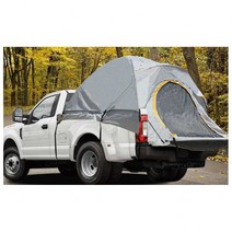 트럭 차박 텐트 차 캠핑 픽업 레저 쉘터 타프 그늘, 그레이 2 미디엄