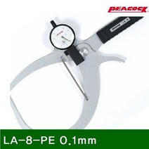 [피코] 피코 LA타입 외경 다이얼캘리퍼 (외경 두께측정용) LA-8-PE 0.1mm (1EA) 게이지 켈리퍼스 측정공구 측정공구 캘, 1, 빠른발송선택