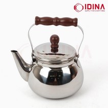 깨끗하고 반영구적인 사용 스텐 주전자 차주전자 주전자추천 물끓이는주전자 와플반죽통 이쁜주전자, 2L (CG01044)