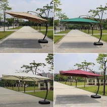 오만국 초대형 방수 파라솔 리조트파라솔 호텔파라솔 대형파라솔, 1박스, 레드