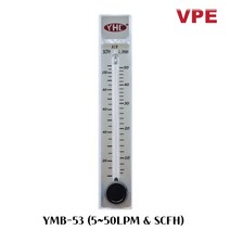 YHC YMB-53 국산 에어용 면적식 판넬유량계 (5~50LPM & SCFH)