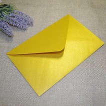 50pcs- 17*11cm 120gsm 진주 종이 봉투 엽서 인사말 카드 VIP 결혼식 파티 초대장 카드 봉투, 17x11cm, 펄 옐로우