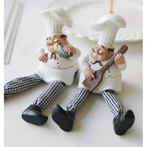 귀여운 뚱보 요리사 테이블 선반 인형 취미수집 생일, 상세페이지 참조