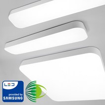 LED 더 뉴 시스템 방등 주방등 조명 30w 50w 60w 플리커프리 삼성칩, 더 뉴 시스템 주방등 60w, 주백색(4000K)