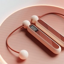 스마트줄넘기 디지털줄넘기 무선줄넘기 무선 전자 줄넘기 밧줄 LCD 화면 카운터와 스마트 점프, 02 Pink