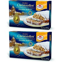 Dresdner Christstollen 슈톨렌 독일 과자 빵 간식 Dresden Stollen 1kg 2개
