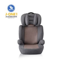 미네뜨맘 에어보스 주니어 카시트 부스터 제이원 ISOFIX BR, 제이원/그레이