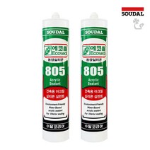 (수달 805) 수성 아크릴 실란트 백색 회색, 1개, 수달 805 백색