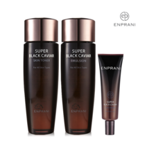 엔프라니 수퍼 블랙 캐비어 3종 토너+에멀전+아이크림, [단일상품]