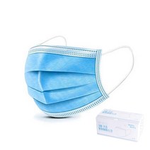 3중 필터 일회용 파란색 마스크 50매 당일배송, 1box, 50개
