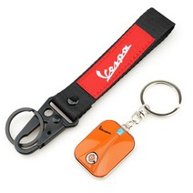 오토바이액세서리 튜닝 바이크 피아지오 베스파 오토바이 스프린트 프리마베라 로고 키 체인 50 946 등, 10 Orange 1 Set