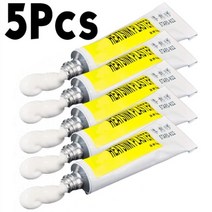 주물용접착제 열 그리스 페이스트 전도성 방열판 석고 접착제 VGA RAM LED IC 쿨러 라디에이터 냉각 좋은 점도 1-5 개, [04] 5pcs