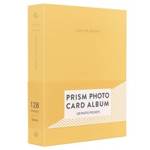 인디고 프리즘 포토카드 앨범 (128포켓), 밀키옐로우, 밀키옐로우