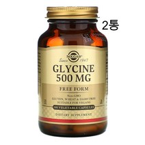 솔가 글라이신 글리신 Glycine 500mg 100캡슐 x 2통