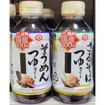 kikkoman 기꼬만 쯔유 300ml (소면 쯔유 자루소바 쯔유/ 2종 택1) / 일본, 자루소바 쯔유, 1개