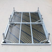 접이식 간이 무대 연설 리프트 이동식 단상 행사 조립, 1.28x2m 보드 폴딩고정 높이