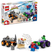 레고 (LEGO) (R) 마블 스파이디와 놀라운 나카마 헐크와 라이노 트랙 트럭 10782 장난감 블록 선물 슈퍼 히, 한개옵션0