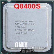 CPU 컴퓨터씨피유인텔 코어 2 쿼드 프로세서 Q8400S (4M 캐시 2.66GHz ) 65W LGA775 데스크탑 CPU 100%, 한개옵션0