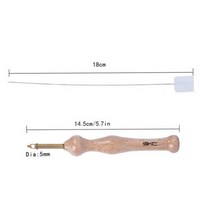 Fenrry 내구성 뜨개질 자수 펜 펀치 바늘 실꿰기 세트 DIY 목재 손잡이 바느질 짜기 Felting Craft dropshipping