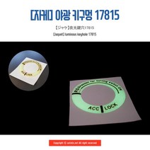 올드카 키홀 구멍 야간식별 야광스티커 오토바이크, 1개
