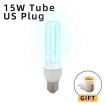 UV살균기 멸균기 소독기 높은 오존 자외선 살균 램프 전구 소독 거실, 01 15W Tube US Plug_01 e27
