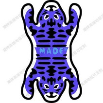 인모 메이드 매트 카펫 러그 만화 타이거 라운지 불규칙 럭셔리 침실 베드사이드 거실 홈 데코