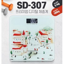 강화안전유리 자동전원 몸무게저울 건강관리 전자 운동시설 체중관리 몸관리 가정용 집 웨이트 목욕탕, SD-307