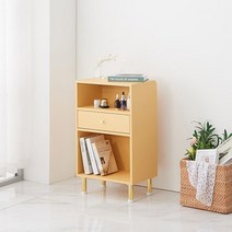 다용도 수납 높은 접이식 프렌치 화장대 45cm (8색) 공주 저렴한 침실 여자, 옐로우
