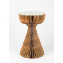 침실 사이드테이블 모던 종이가구 미니협탁, B 브라운