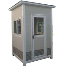 임시 보안부스 경비실 사무실 컨테이너, 1.2x1.2x2.35