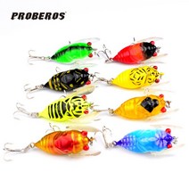 PROBEROS 탑워터 매미 워블러배스낚시 메기낚시 루어 탑워터 하드베이트 배스 지터벅 워블러 메기루어 웜, F타입