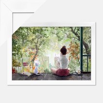 1000피스 일러스트 직소퍼즐 현현 COLOR 우드화이트액자세트 PG1027, 단품, 단품
