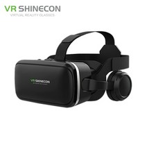 VR 글라스 AR 스마트 글라스 메타버스 샤인콘 6.0 vr 안경 가상 현실 3d 스테레오 헤드셋 버전 ios android용 원격 제어가 있는 휴대 전화 헬멧, 협력사, VR 전용