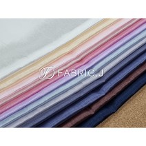 패브릭제이 대폭 산탄 무지 천 노방 오간자 한복 원단 12종 FJ-091, 피치멜바