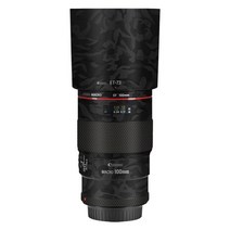 캐논 EF 100mm f/2.8L IS USM 매크로 렌즈 프리미엄 스티커 용 EF100 F2.8 렌즈 비닐 데칼 스킨, Camo Black