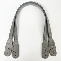 [핸들가게] 천연가죽 토트핸들 42cm (H805), 회색, 1개