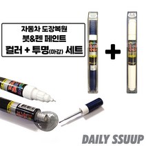 레이 K1P 카페인트 체리핑크+투명 세트, 쿠팡 본상품선택