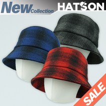 [햇츠온]H2-4305 HatsON 브랜드 남자 여자 겨울 방한 무지 벙거지 울 버킷햇 햇 패션 모자 AA