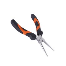 켄도 라운드 롱노우즈 10601 6인치 플라이어 구부리기 와이어 코일 감기, 6인치(10601)