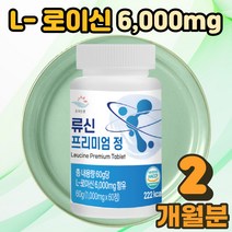 L- 로이신 류신 타블렛 효능 6000mg 뮤신 뉴신 씹어먹는 정 알약 단백질 보충제 근육 살찌는 멸치탈출 프로틴 산양유 단백 분말 분리 유단백 WPI 2개월