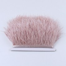 1 미터 솜털 타조 깃털 트리밍 리본 8-10cm 자연 웨딩 의류 드레스 장식 바느질 공예에 대 한, [23] 025 leather pink