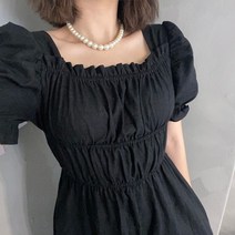 베이직 포인트 진주 목걸이