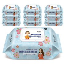 한예지 볼륨앤소프트 에디션 물티슈 캡형, 100매, 1팩